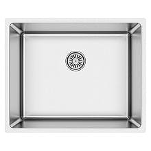 Select Stainless Steel Undermount 16G Single Bowl Kitchen Sink, 21-1/4" x 17-1/4" x 8-1/4"