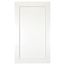 21" x 34-1/2" High DWhite Recessed Panel Single Door Base Cabinet, Beech