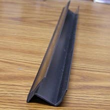 96" File Rail, 1/2" x 8', White