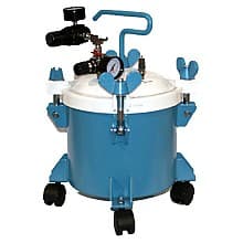 2.5 Gallon Siphon Fed Spray Gun Pot with 25' Hose