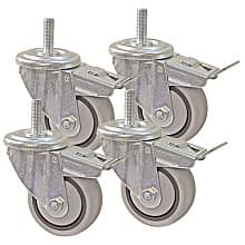 3" Dual Locking Caster Set