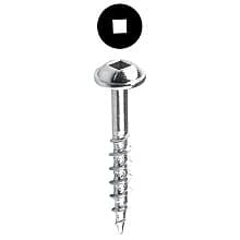 Kreg Round Washer Head Face Frame/Pocket-Hole Screws, Square Drive Coarse Thread and Type 17 Auger Point