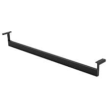 Youk Clothes Rail for 12-5/8" Depth Ladder, Jet Black