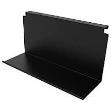 Youk Metal Shelf for Hooking to 12-5/8" Depth Ladder Rung, Jet Black