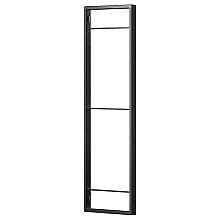 Youk 26-3/8" x 7-7/8" Ladder Rack, Jet Black
