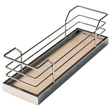 Spice Rack Shelf Tray Set, Anthracite/Anthracite (2/Piece)