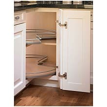32&quot; Kidney Shaped 2-Tray Shelf Kit with Attached Bearing