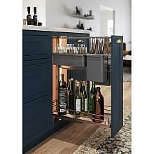DISPENSA Base Pull-Out Frame Set, Champagne, 24"-32" Height