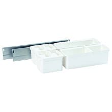 DISPENSA Base Pull-Out Set of 2 YOUBOXX, Silver