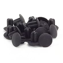 StraightLine Anti-Slip Bumper, Black (25/Bag)
