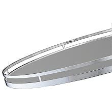 REVO 32" Shelf Arena Tray, Chrome/Anthracite (2/Piece)