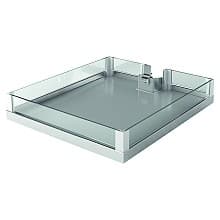 4-Shelf LAVIDO Medium Pantry Pull-Out Kit with Soft-Open/Soft-Close/Arena Plus Shelves, Chrome/Anthracite, 44-1/2" Height