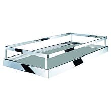 6-Shelf TANDEM Large Pantry Pull-Out Kit with Soft-Open/Soft-Close/Arena Plus Style Shelves, Chrome/Anthracite