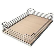6-Shelf TANDEM Large Pantry Pull-Out Kit with Soft-Open/Soft-Close/Arena Plus Classic Shelves, Chrome/Maple