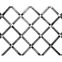 186 P Decorative Wire Gille, Satin Nickel