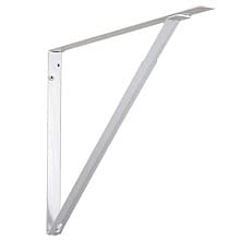 1" Shelf Bracket, White Finish