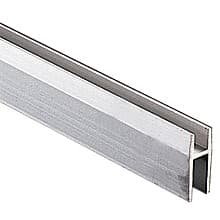 P1095 144" Track Door Shoe for Small to Medium Sliding Glass Door, Aluminum Finish