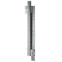 1300 Drawer Slide with 75lb Capacity, 3/4 Extension, Side&#45;Mount, Zinc, Bulk Box