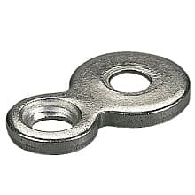 1-1/4" x 3/4" Steel Desktop Fastener Flat-Stamped 12 Gauge, Zinc