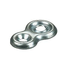 1-1/4" x 3/4" Steel Desktop Fastener, Zinc, 18 Gauge