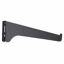 KV180 Regular-Duty Shelf Bracket, Black Finish 10/Box