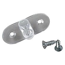 KV82/KV182 Shelf Locator Joiner for Bracket, Clear Finish 4/Bag