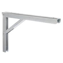 300mm Adjustable Folding L-Bracket, Zinc Finish
