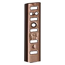 KV255 Heavy-Duty Aluminum Pilaster Standard, Walnut Finish 100/Box