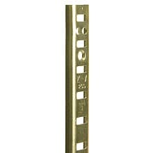KV255 Heavy-Duty Steel Pilaster Standard, Brass Look Finish 100/Box