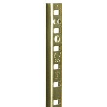 KV255 Heavy-Duty Steel Pilaster Standard, Brass Look Finish 50/Box