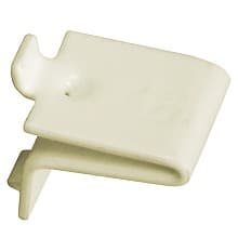 3/4" KV256 Steel Shelf Support Clip, Almond Finish 100/Box