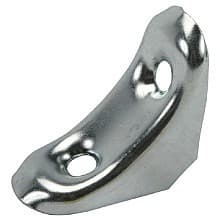 Steel Corner Brace, Zinc, Box of 100