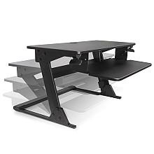 Volante™ Desktop Sit to Stand Workstation, Black