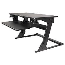 Volante Desktop Sit-Stand Workstation, Black