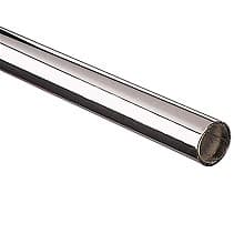 KV750 5 1-5/16" Diameter 72" Long Closet Rod, Chrome Finish