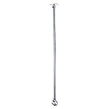 1-1/16" Diameter 24" Long Closet Rod Center Support, Anochrome Finish