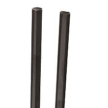 8090 Pocket Door Pinion Shaft with 75lb Capacity, Black, 36