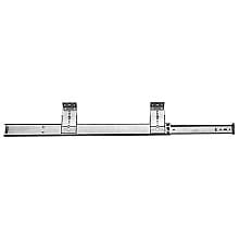 8157 Variable Height Keyboard Slide, 3/4 Extension, Under-Mount, Stay-Close, Anochrome, 18", Polybag