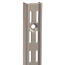 KV82 Heavy-Duty Double Slot Shelf Standard, Titanium Finish