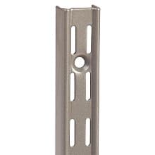 KV82 Heavy-Duty Double Slot Shelf Standard, Titanium Finish