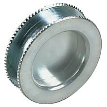 1-1/16" Glass Door Pull, Anochrome