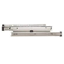 8500 Heavy-Duty Left-Hand Drawer Slide with 150lb Capacity, Full Extension, Side-Mount, Anochrome