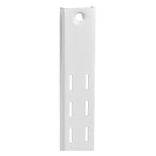24" KV85/185 Series Double Slot Shelf Standard, White Finish
