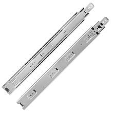 8605 Heavy-Duty Drawer Slide with 140lb Capacity, Overtravel Extension, Side-Mount, Zinc