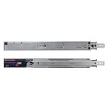 8655FM Heavy-Duty Drawer Slide with 140lb Capacity, Overtravel Extension, Side-Mount, Soft-Closing