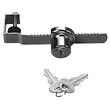 KV963 Ratchet Lock, Chrome, Keyed-Alike