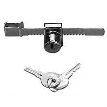 KV965 Ratchet Lock, Polished Nickel, Keyed-Alike