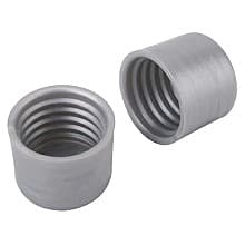 Closet-Pro End Cap for 1-1/4" Closet Pole, Platinum
