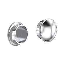 End Cap for 1-5/16" Closet Poles, Chrome