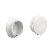 End Cap for 1-5/16" Closet Poles, White